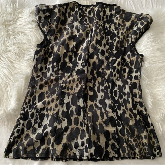 Nanette Lepore • Silk Leopard Print Blouse - Picture 8 of 12
